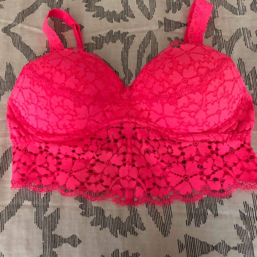 Pink bralette